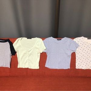 Lot of 4 Brandy Melville tops.
